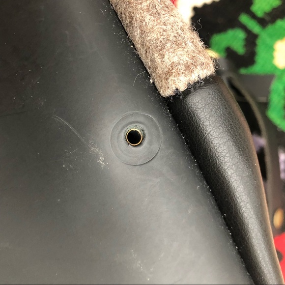 🇨🇦Cantin Eugene leather and felt bag - made in Montreal - like new - Picture 7 of 9